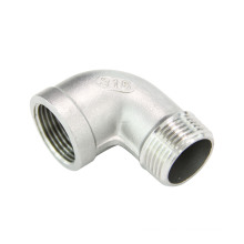 Hot sale SS316 street elbow male & female BSPT BSP NPT thread